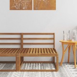 vidaXL Sofa de mijloc Lemn Solid de Acacia natural 79 x 83 x 73 cm 900531