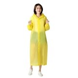 Pelerina de Ploaie, pentru Adulti 150-180 cm, din EVA, Impermeabila, Rezistenta la Vant, Inchidere cu Capse, 140 g, Galben