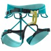 Ham Alpinism Dame EDELRID Autana Jade M, Confortabil, Usor, 5 bucle, Bluesign, Catarama Slide Block, Indicator Uzura