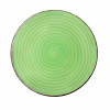 Set 6 farfurii pentru desert Gala Heinner, 19 cm, ceramica, Verde, Vanora
