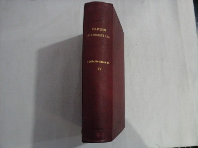 Colectiune DE LEGI, DECRETE-LEGI, REGULAMENTE, DECRETE,JURNALE ALE CONSILIULUI DE MINISTRI - 1921 foto