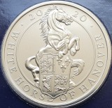 5 pounds 2020 Marea Britanie, White Horse of Hanover, Brilliant unc, Coincard, km#1863