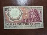 OLANDA 25 GULDENI 1955 XF