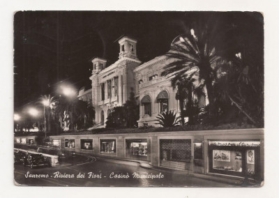 FS5- Carte Postala - ITALIA - Sanremo, Riviera dei Fiori, casino, circulata 1982 foto