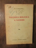 Valoarea biologică a g&acirc;ndirii - D. Chirculescu
