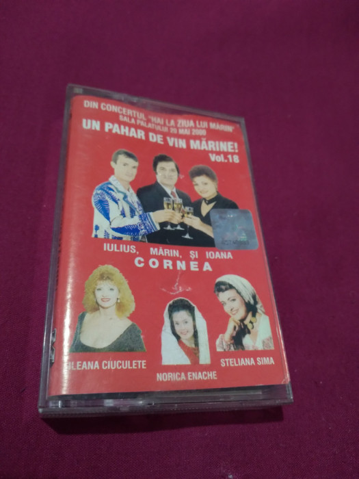 CASETA AUDIO UN PAHAR DE VIN MARIME VOL 18 RARA!!!!ORIGINALA