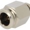 Racord push-in 1/4 alamă nichelată 20bar