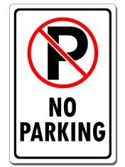 No Parking Sign foto