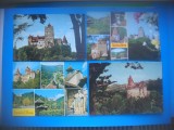 HOPCT LOT 3390 -4 CARTI POSTALE-CASTELUL BRAN-JUD BRASOV-CIRCULATE, Circulata, Printata