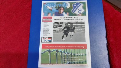 program FC Eindhoven - MVV foto