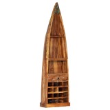 Cumpara ieftin Dulap de vinuri, 50 x 40 x 180 cm, lemn masiv reciclat