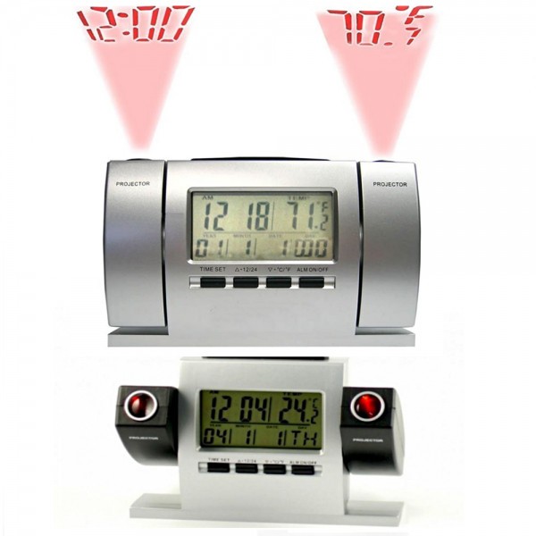 Ceas cu proiectie ora si temperatura 2 proiectoare DS503
