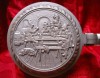 HALBA STICLA HAKU CU CAPAC ZINC DECOR SCENA DE HAN 16.5 CM