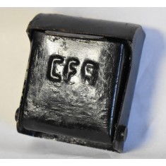 Scrumiera metalica veche de vagon / tren CFR - cca.1950-1960 - tematica feroviara