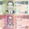 Bancnota Botswana 10 si 20 Pula 2014 (2017) - P30d/31d UNC