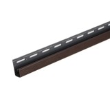 Profil margine J Vox SV-15, pentru lambriu exterior, PVC, maro, 3.05 m