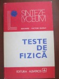 Teste de fizica Eduard-Victor Gugui