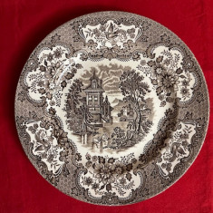 FARFURIE DIN PORTELAN ENGLISH IRONSTONE TABLEWARE- STAFFORDSHIRE D24,5CM