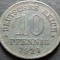 Moneda istorica 10 PFENNIG - GERMANIA, anul 1921 *cod 4621 = excelenta!