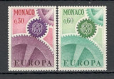 Monaco.1967 EUROPA SM.43, Nestampilat