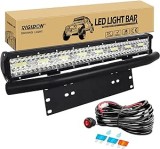Proiector LED alb 6000K cu cablaj 12 V SUV, ATV, camion, mașină, vehicule 4x4,, Universal