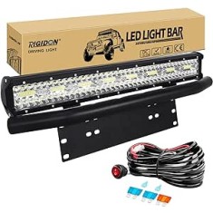 Proiector LED alb 6000K cu cablaj 12 V SUV, ATV, camion, mașină, vehicule 4x4,