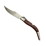 Briceag de vanatoare cricket, lamă oțel inoxidabil, maro, 50 cm