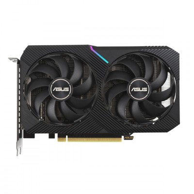 PLACA VIDEO ASUS &amp;quot; GeForce RTXTM 3060 V2&amp;quot;, 12 GB GDDR6 192 biti, PCI Express 4.0 x 16, HDMI DisplayPort x 3 HDCP, sistem racire aer, &amp;quot;DUAL-RTX3060-O12 foto