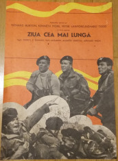 Ziua cea mai lunga afis / poster cinema vintage original foto