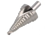 Burghiu trepte 6-40.5mm tablă subțire/plastic 10mm 13 pași