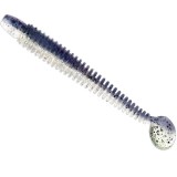 Twister Lunker City Swimming Ribster 4&rdquo; Grub, 211 Blue Halo, 10cm, 10buc/blister