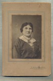 AB FOTO CABINET 206 - DOAMNA IN TINUTA DE EPOCA - ,,G. MAKSAY&quot; GALATZ (GALATI)