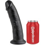 King Cock-9 Dildo Negru 22.9 Cm-Ventuza