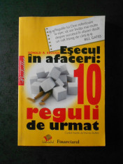 DONALD R. KEOUGH - ESECUL IN AFACERI: 10 REGULI DE URMAT foto