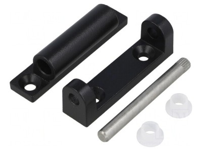 Balama Aluminiu Zinc Neagră 24mm x 66mm foto