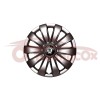 Set 4 Capace Roti Skoda R16 Argintii - Plastic Flexibil, Fixare Sigura, Model 421