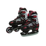 Role Adulti, Reglabile, 2 In 1 Ikki Boy,L, 39-42, Negru-Rosu Ultimate FactoryBikes