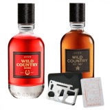 Cumpara ieftin Set apa de toaleta Wild Country 75 ml, apa de toaleta Wild Country Rush 75 ml, card multifunctional de supravietuire, otel inoxidabil, Avon
