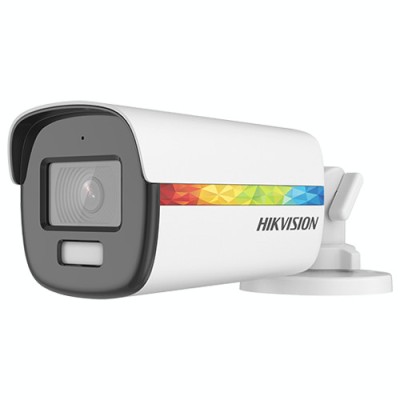 ColorVU - Camera AnalogHD 2MP, lentila 2.8mm, 40 m, Audio - HIKVISION DS-2CE12DF8T-FSLN-2.8mm foto