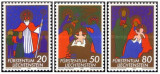 Liechtenstein 1981 - Craciun, serie neuzata