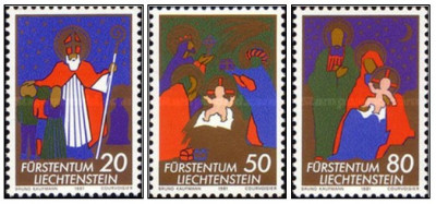Liechtenstein 1981 - Craciun, serie neuzata foto