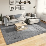 vidaXL Covor pufos &quot;PAMPLONA&quot; cu fire &icirc;nalte, gri modern, 240x340 cm 375263