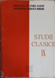 STUDII CLASICE IX-AL. GRAUR SI COLAB.