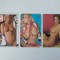 Lot 3 calendare vechi de buzunar femei sexy 1987, 1990, 1996, pin-up