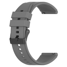Curea Bratara Silicon Watch 20mm w026 Samsung Watch 4/5/6/7/8/Active 2 &ndash; Huawei Watch GT 3 42mm/ GT 3 Pro 43mm Gri