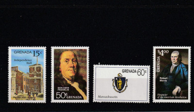 Grenada 1987-200 ani-Constitutia Statelor Unite,serie 4 val.,MNH,Mi.1697-1700 foto