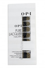 Pachet 16 Abtibilduri Pentru Unghii OPI Pure Lacquer Gold Lace foto