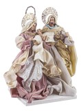 Figurina Nasterea Domnului textil multicolor 15,2x10,2x38,5h