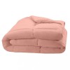 Pilota matlasata cu umplutura microfibra si invelis din bumbac ranforce pentru vara, 200 g/m?, Somon, 180x210 cm