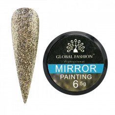 Gel vopsea unghii, cu efect de oglinda, Mirror, Global Fashion, 5g, 06